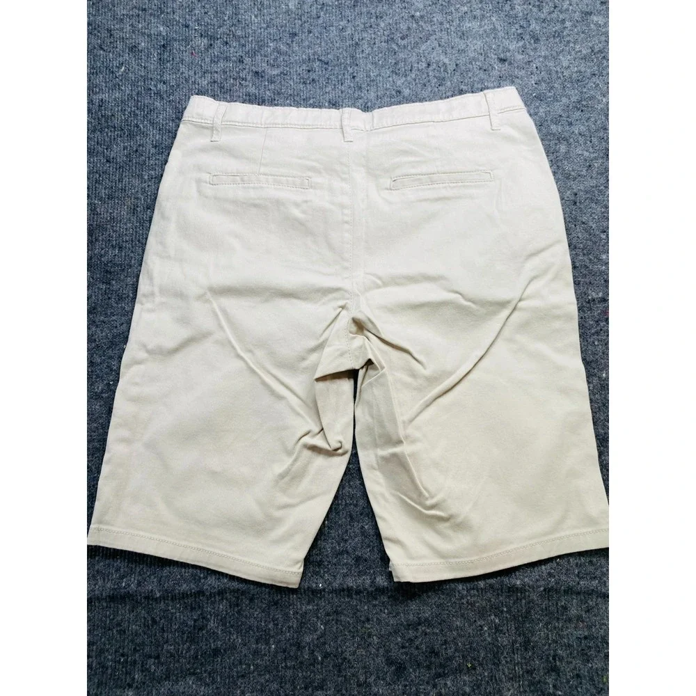 The Children's Place Girls Uniform Twill Chino Shorts Tan Size 16 NEW